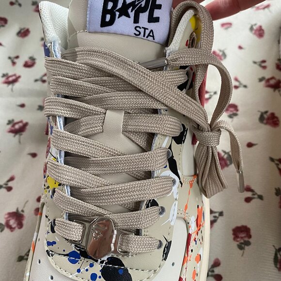 Bape White Shoes - Picture 3 of 7